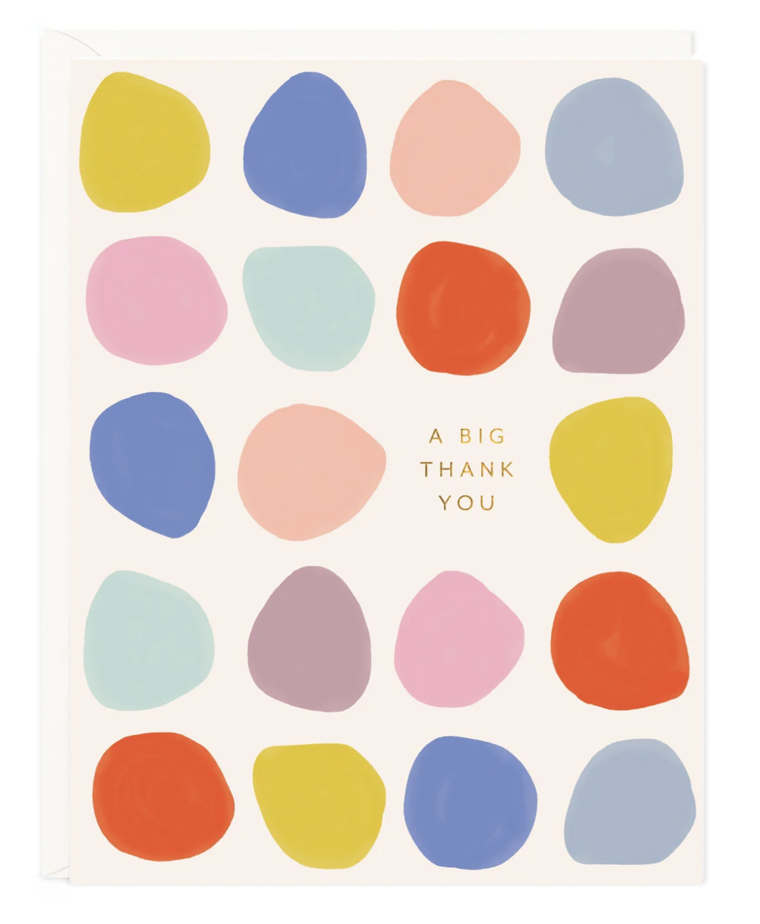 Big Thank You Dots Card