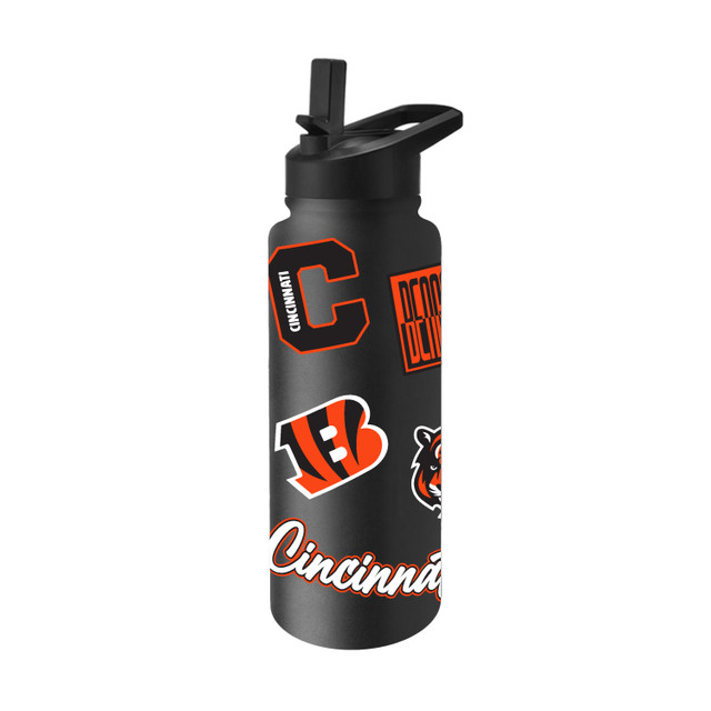 Cincinnati Bengals Dreamweave Quencher Stainless Steel Bottle 34oz