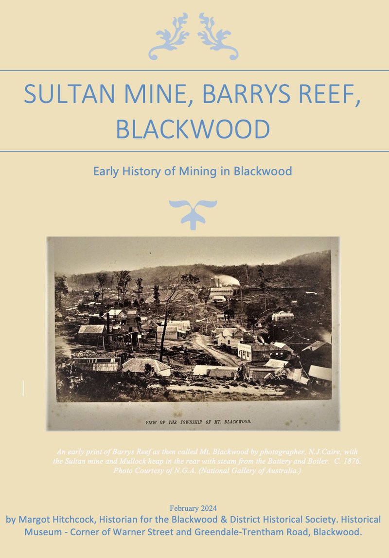 Cover of Sultan Mine, Barrys Reef, Blackwood