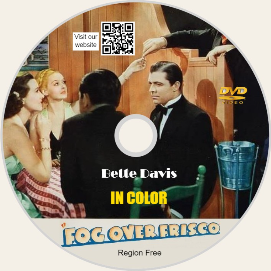 Fog Over Frisco. Bette Davis (1934) in Color, DVD