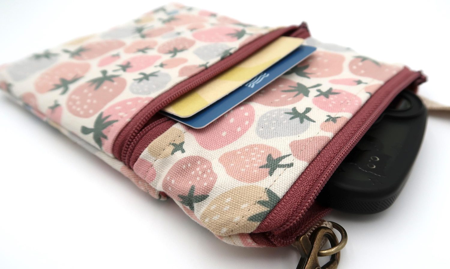 Small Crossbody Bag – Japanese Strawberries, photo 2 of 6
