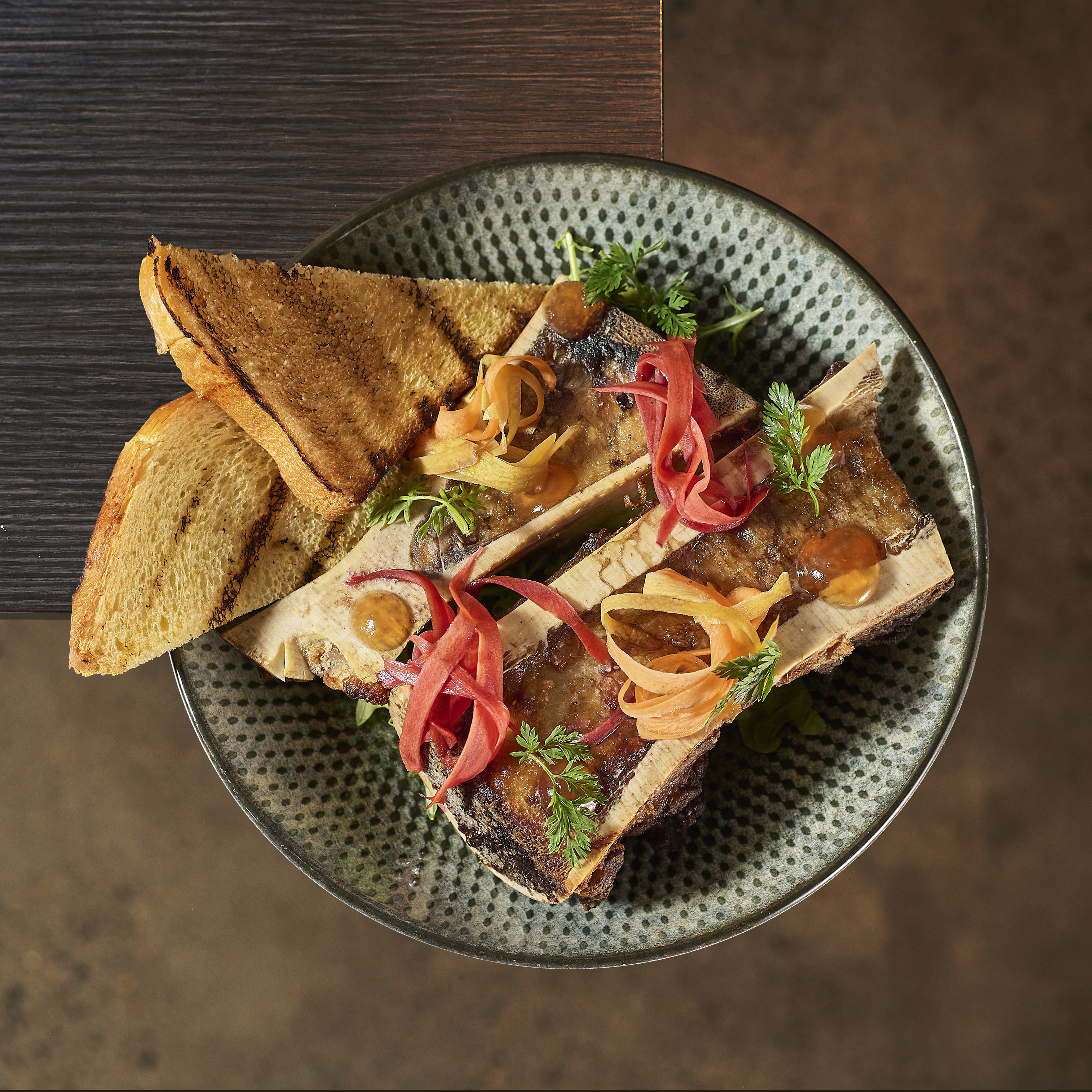 Flame Roasted Bone Marrow