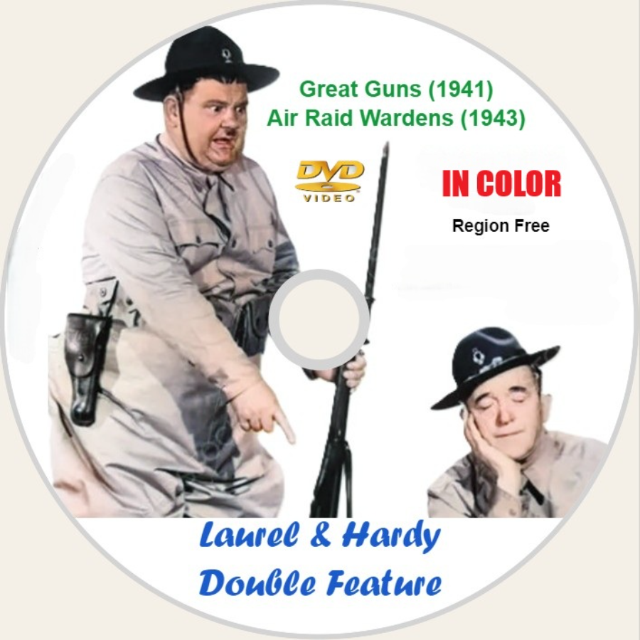 Laurel and Hardy Double Feature in Color DVD