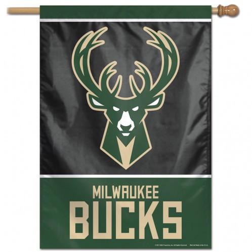 Milwaukee Bucks Vertical House Flag 28x40"