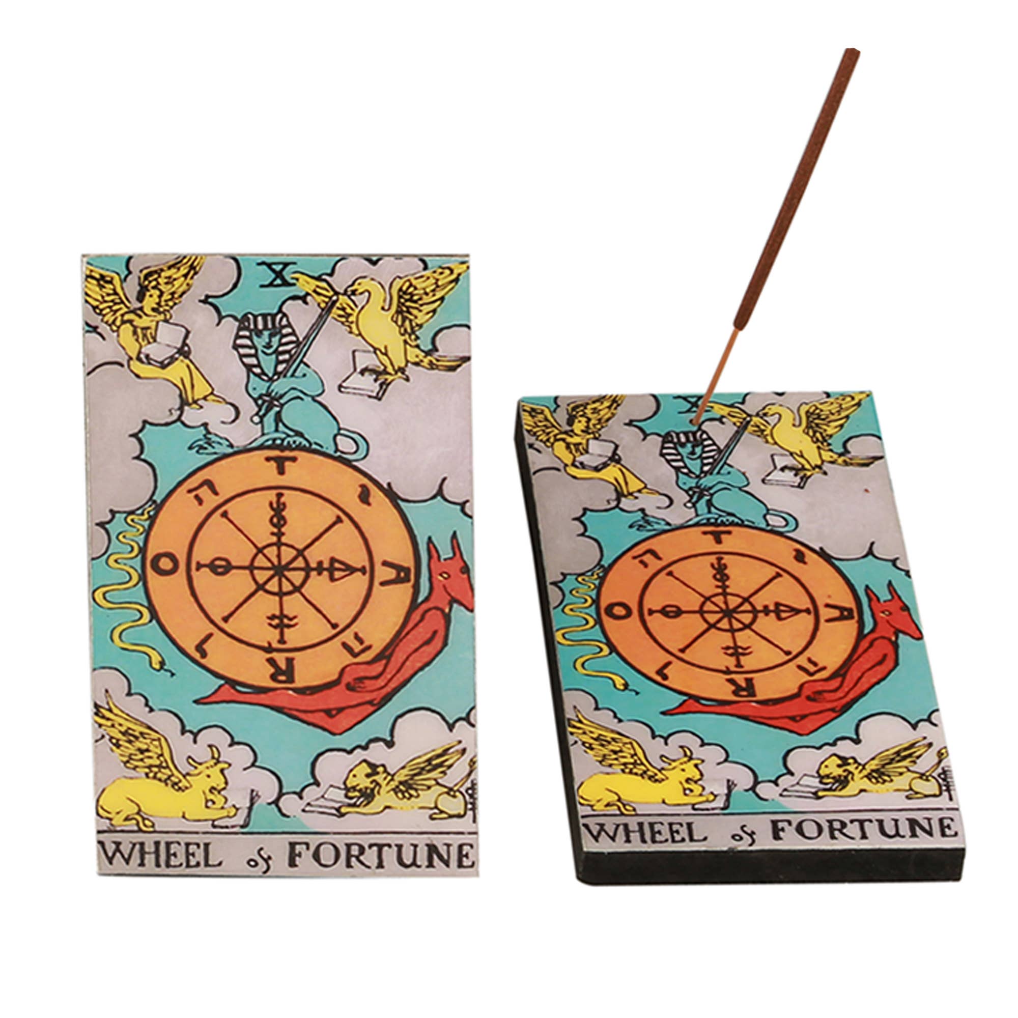 Designs By Deekay - Wheel of Fortune Tarot Incense Holder