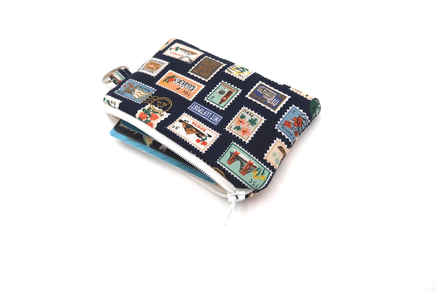 Keychain Pouch – Postage Stamps, photo 2 of 15