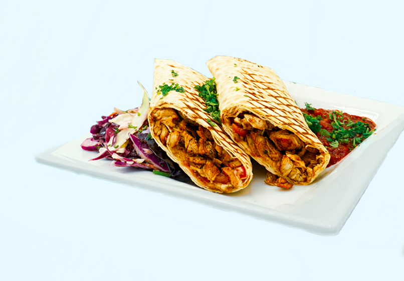 Chicken Shawerma Wrap.