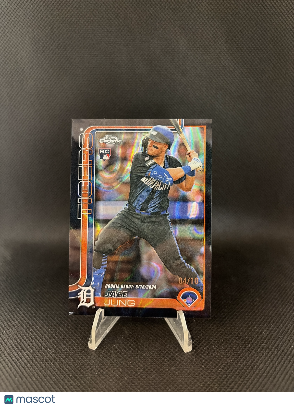 2025 Topps Chrome Jace Jung Black Lava /10