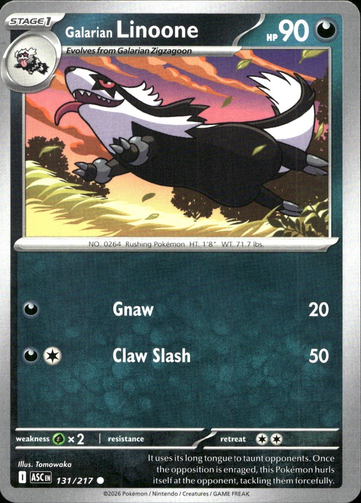 Galarian Linoone - ME02.5 131/217
