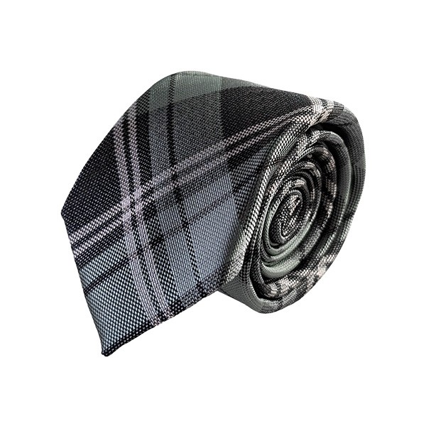 150 X 7 Cm Hunter Green Sage Plaid Tie