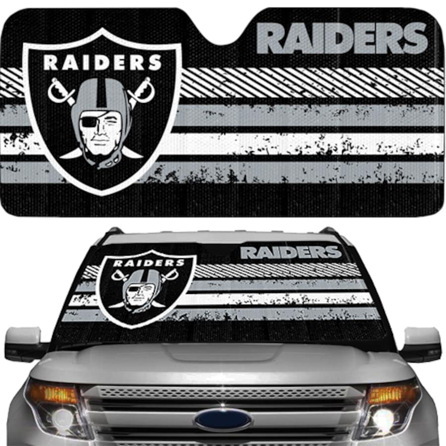 Las Vegas Raiders Auto Sun Shade 59x27"