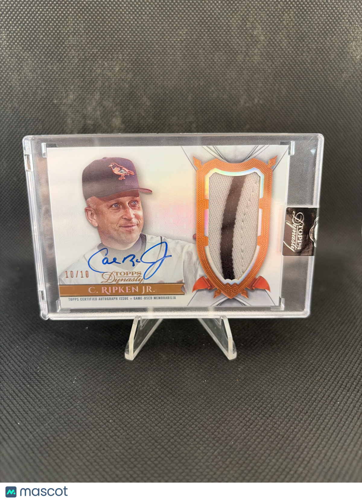 2024 Topps Dynasty Cal Ripken Jr. Patch Auto /10