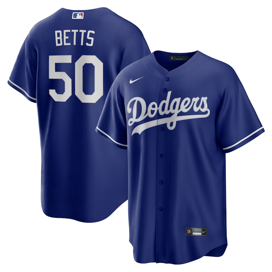 Los Angeles Dodgers Mookie Betts Nike Royal Blue Jersey