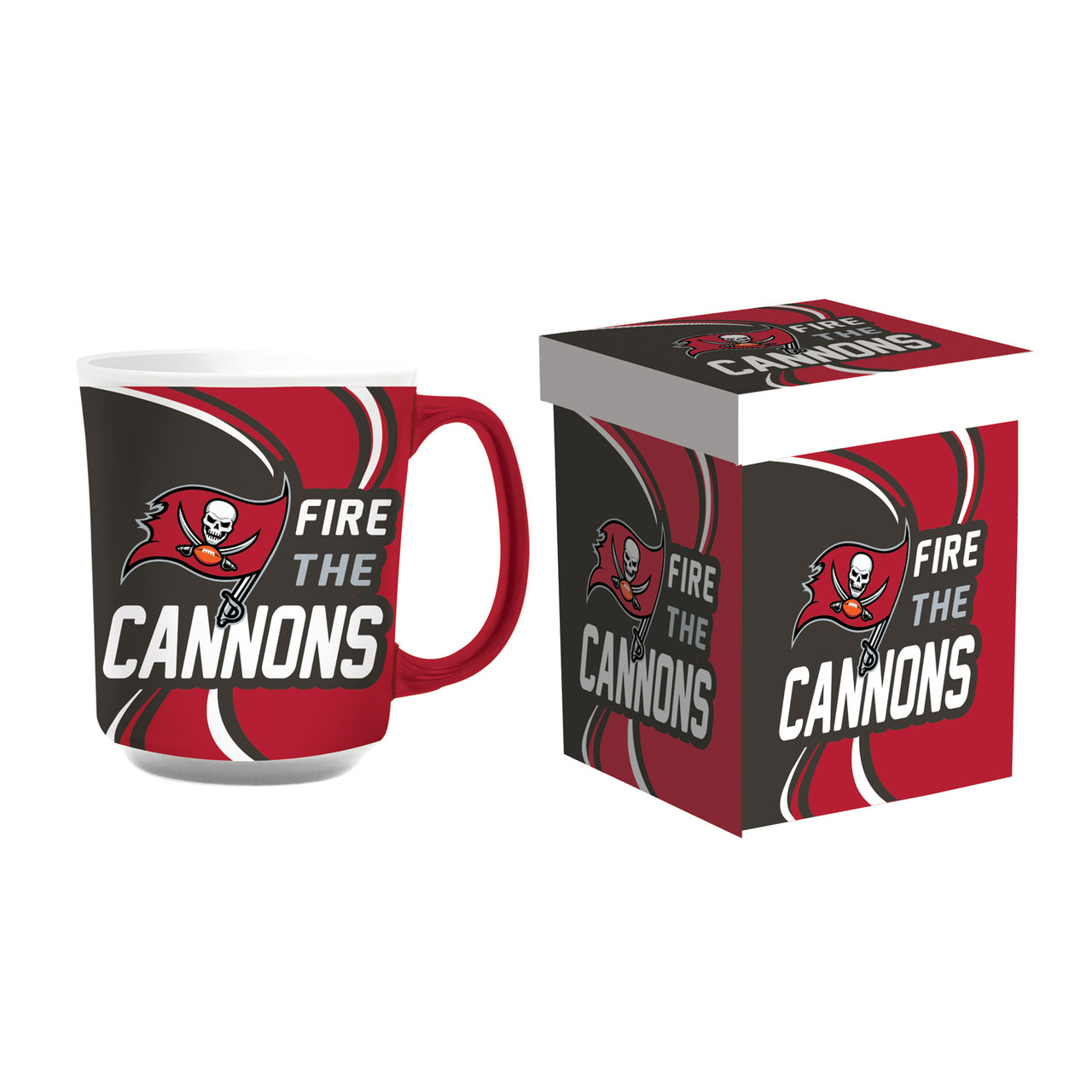 Tampa Bay Buccaneers Ceramic Coffee Mug with Matching Box 14oz