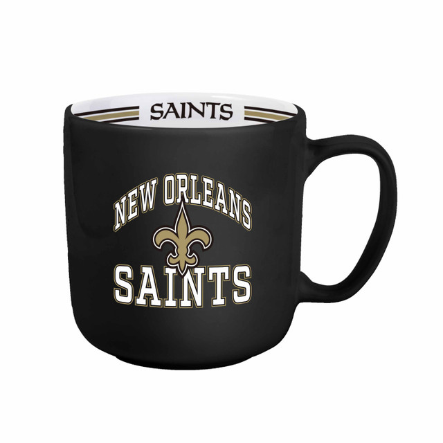 New Orleans Saints Team Stripe Design Coffee Mug 15oz