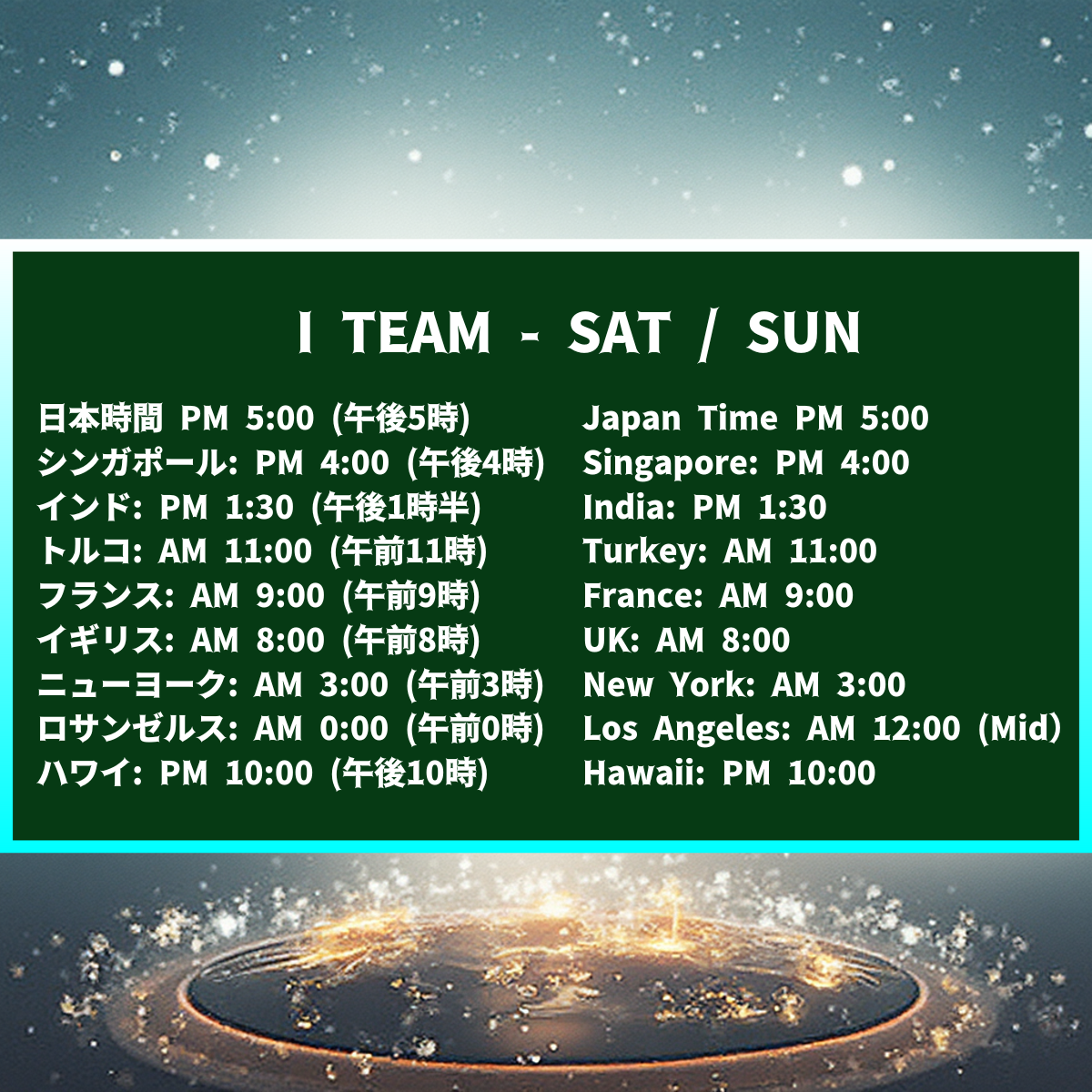 I TEAM 12/2025 NIhongo Cafe online community