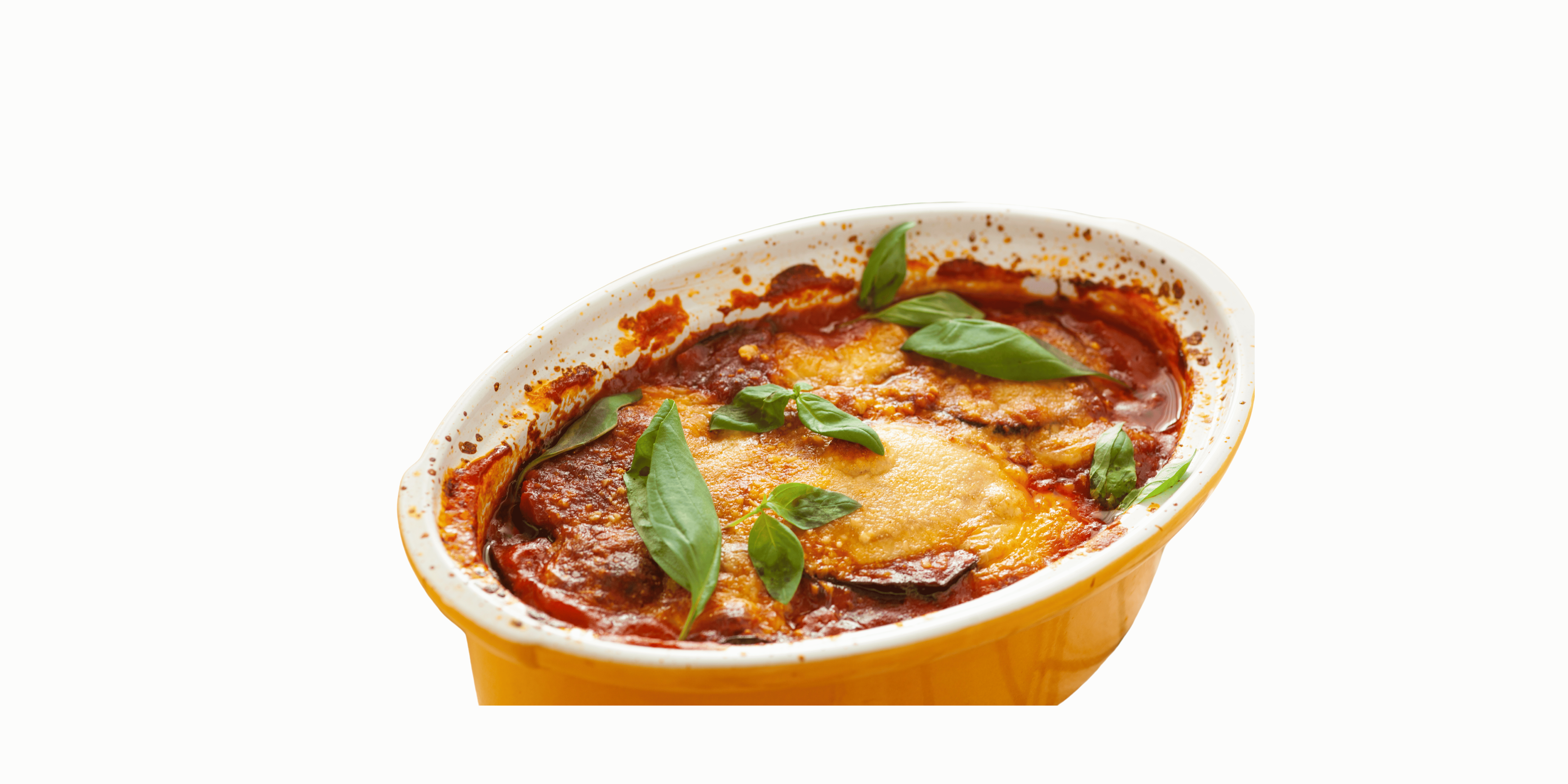 Eggplant Parm + Pasta Pomodoro