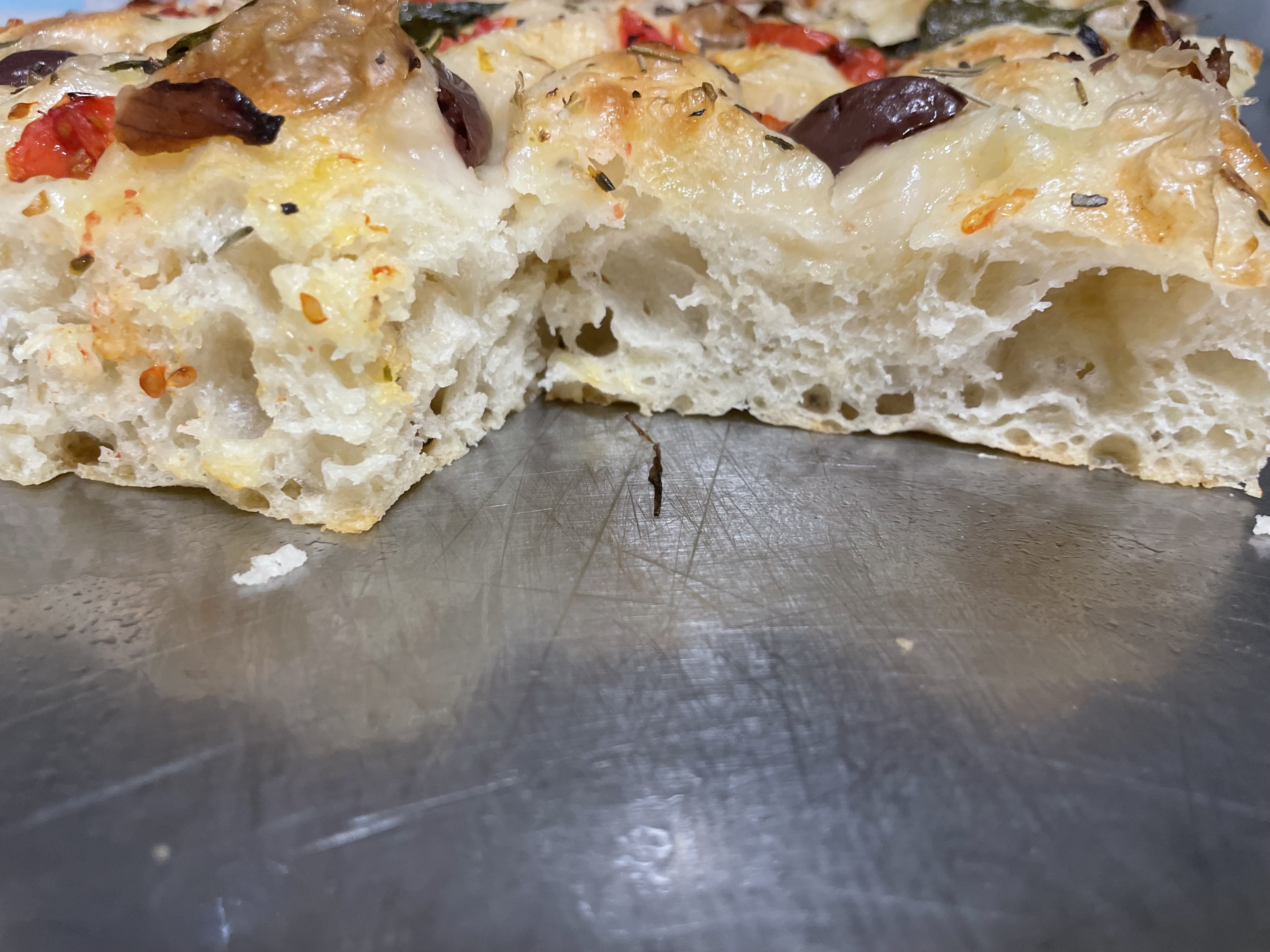 Focaccia Traditional tall