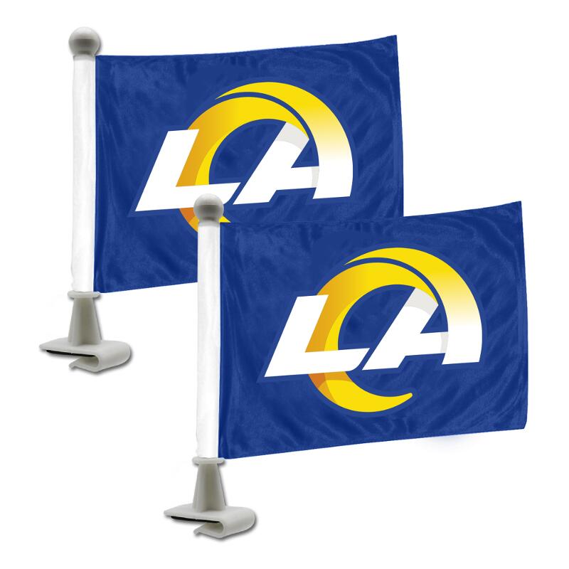 Los Angeles Rams Ambassador Car Flags Set