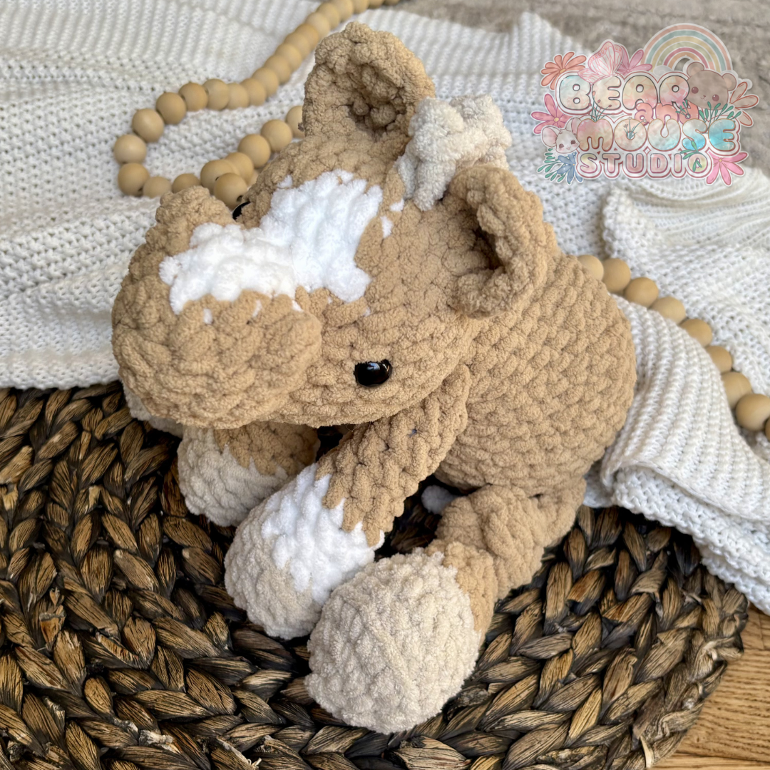 Palomino Pony Knotted Plushie preview image