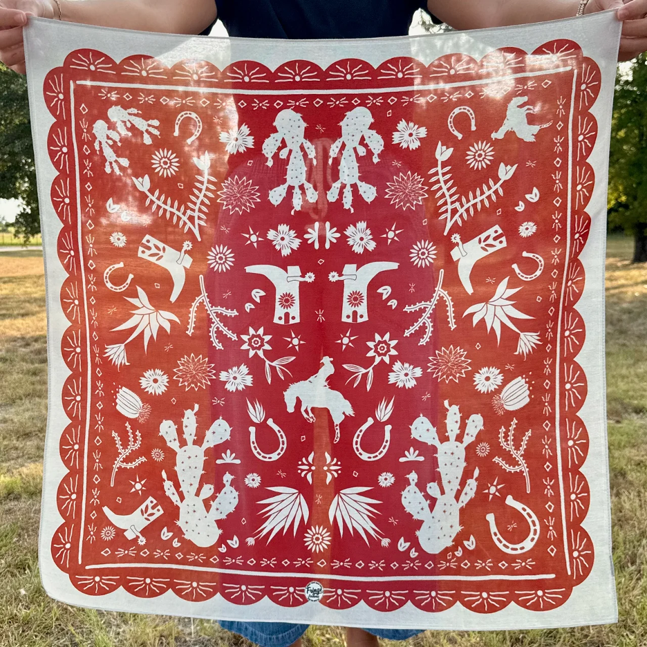 Fringe Scarves - Game Day Down South Doily