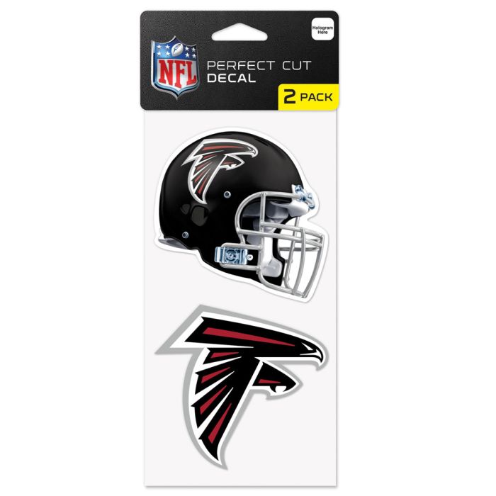 Atlanta Falcons Set of 2 Perfect Cut Decals