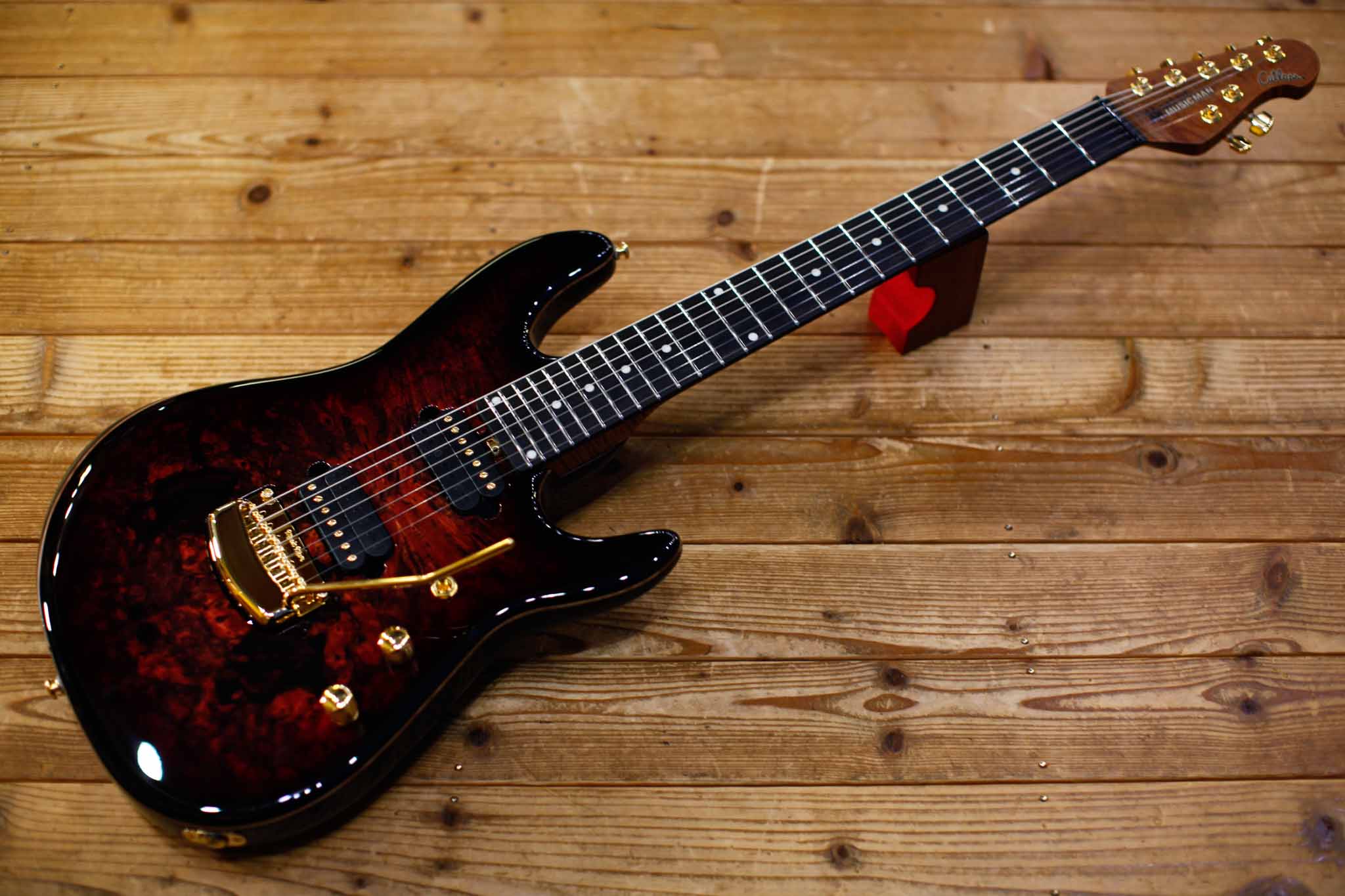 MUSIC MAN Jason Richardson 7-string Cutlass Rorschach Red