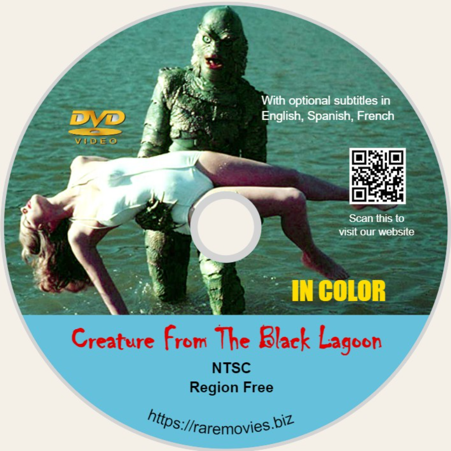 The Creature From The Black Lagoon in Color DVD.