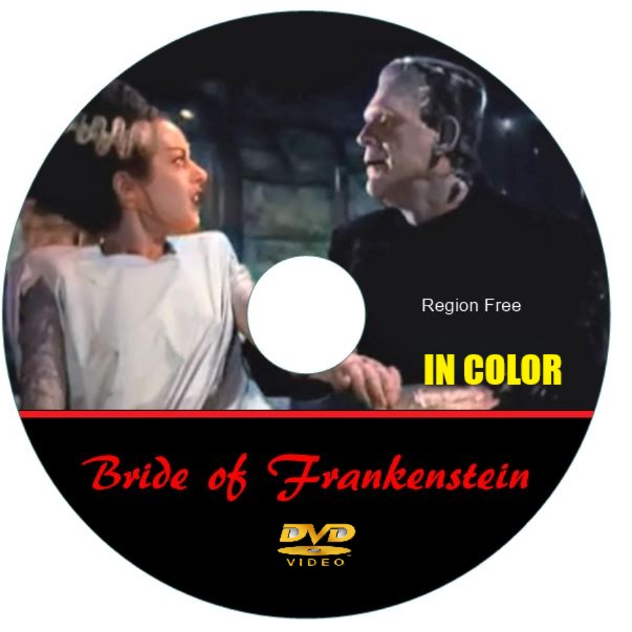 The Bride of Frankenstein (1935) in Color DVD