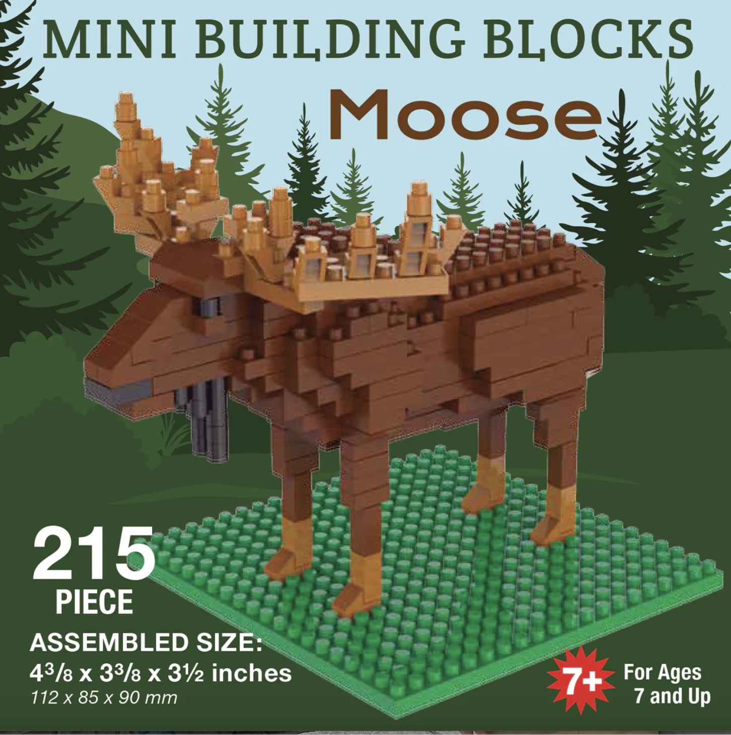 Mini Building Blocks Moose