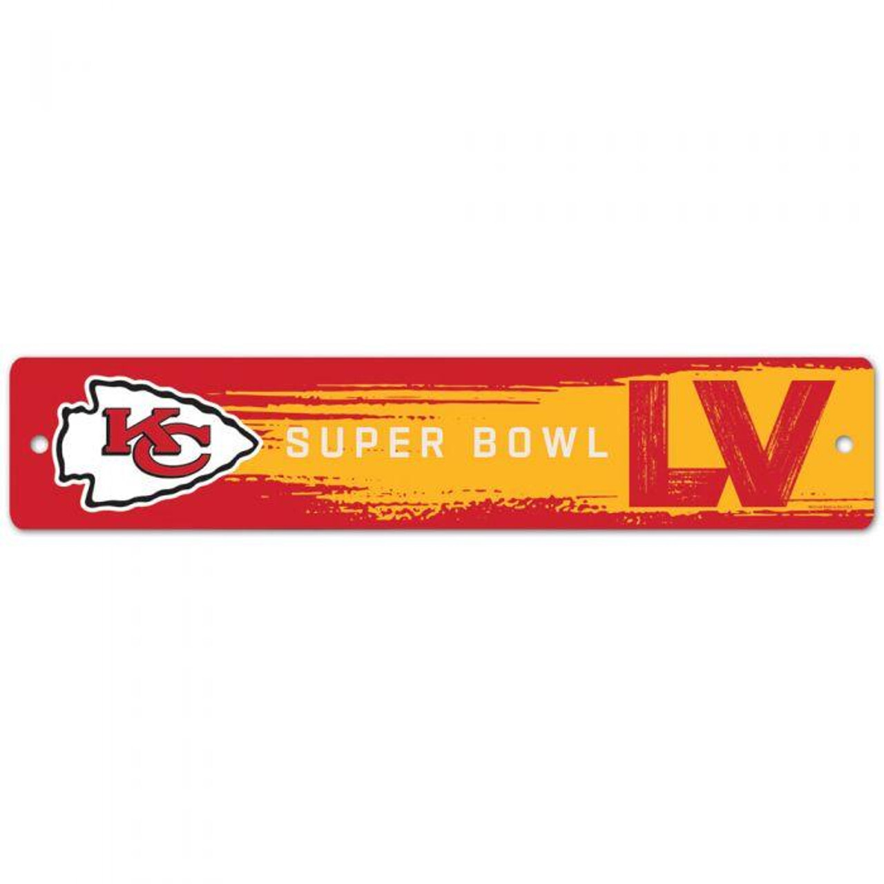 Kansas City Chiefs Super Bowl LV Street Sign