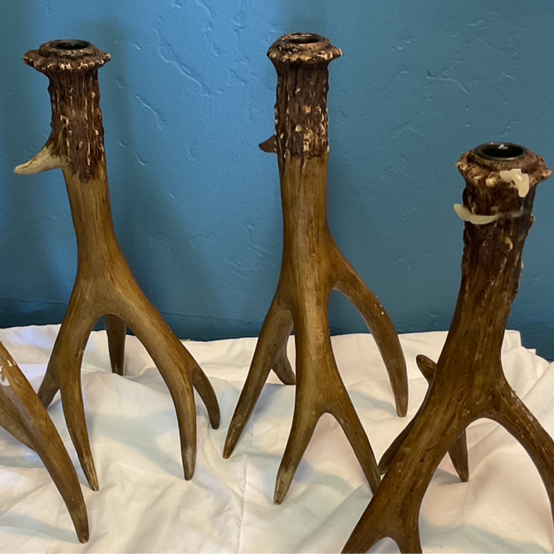 Decorative Antler Candlestick Holders