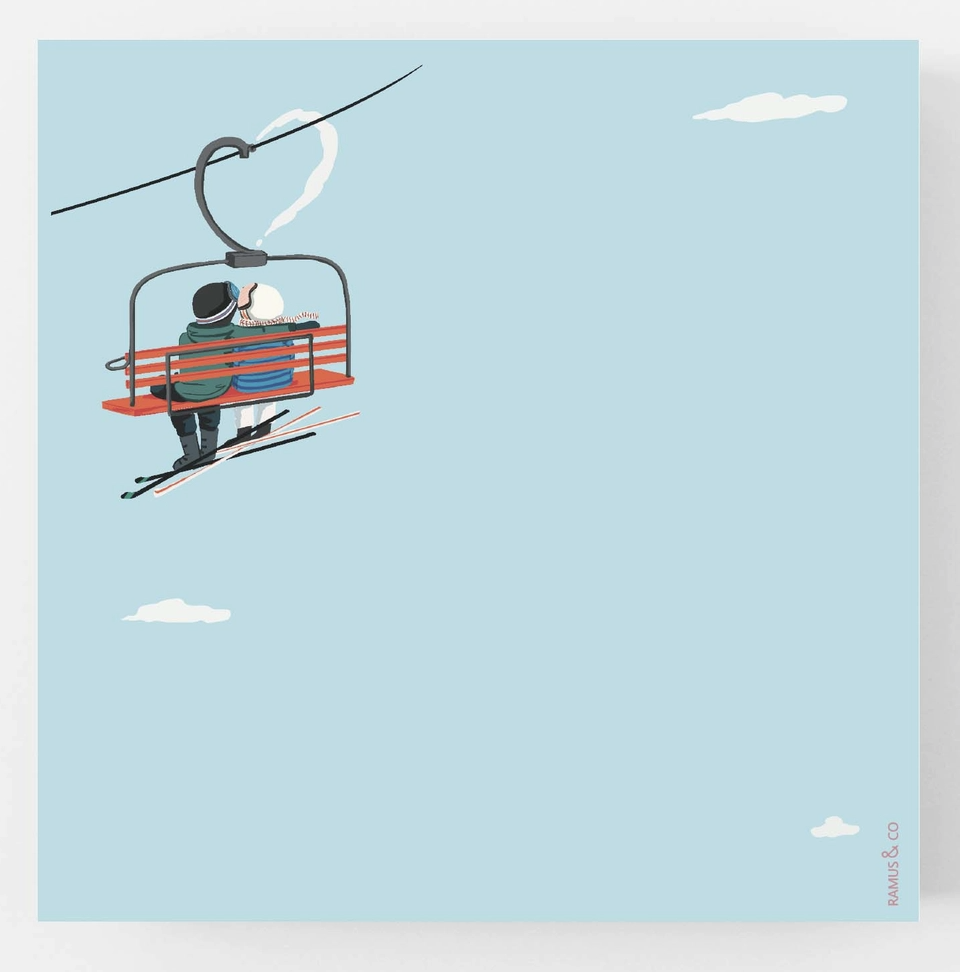 Ski Love Notepad