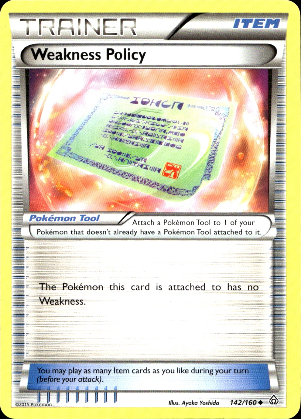 Weakness Policy - XY5 142