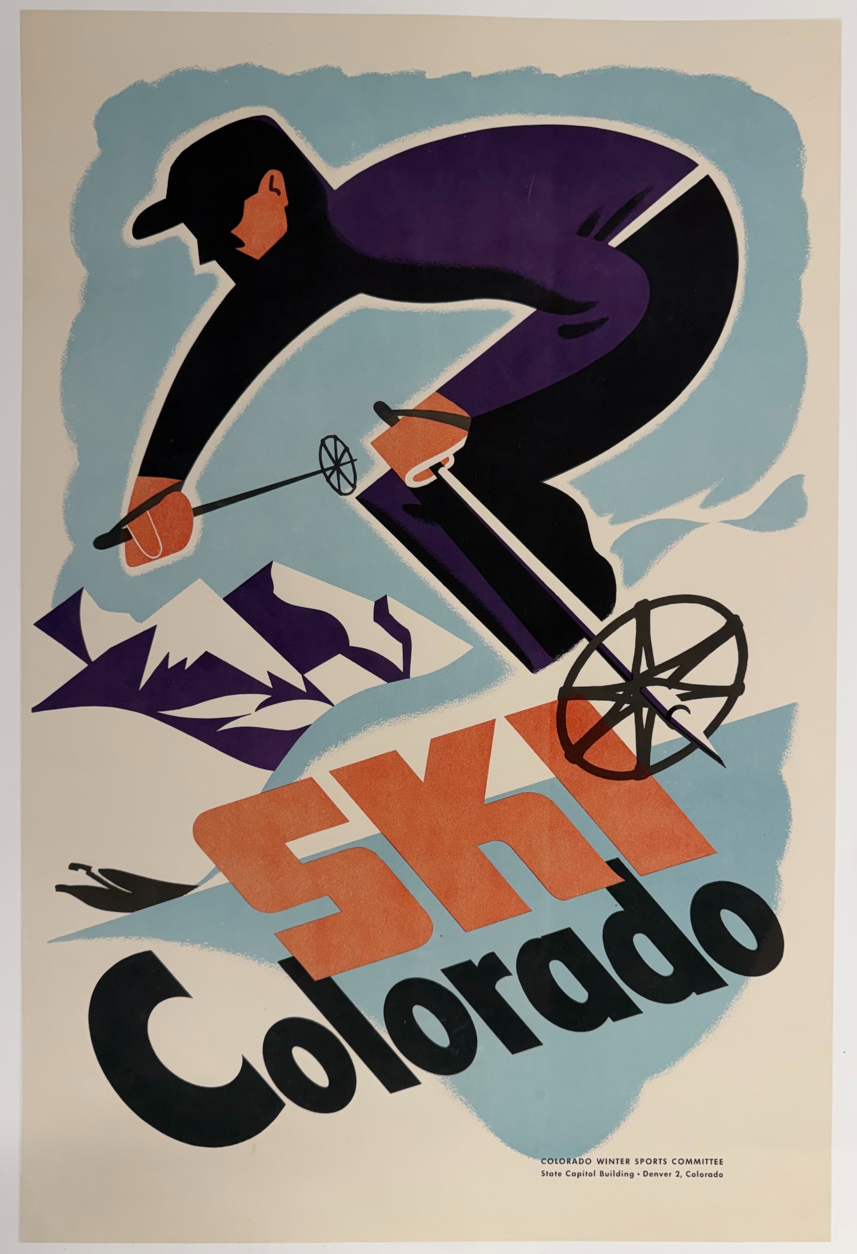 Ski Colorado Purple 16x20
