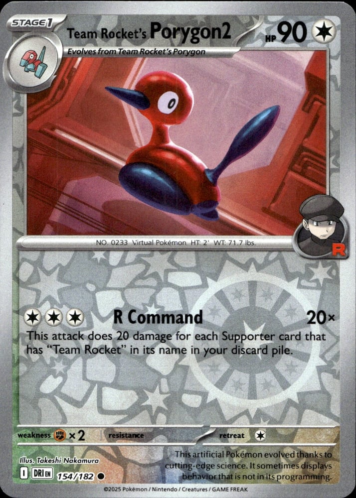 Team Rocket's Porygon2 - SV10 154/182