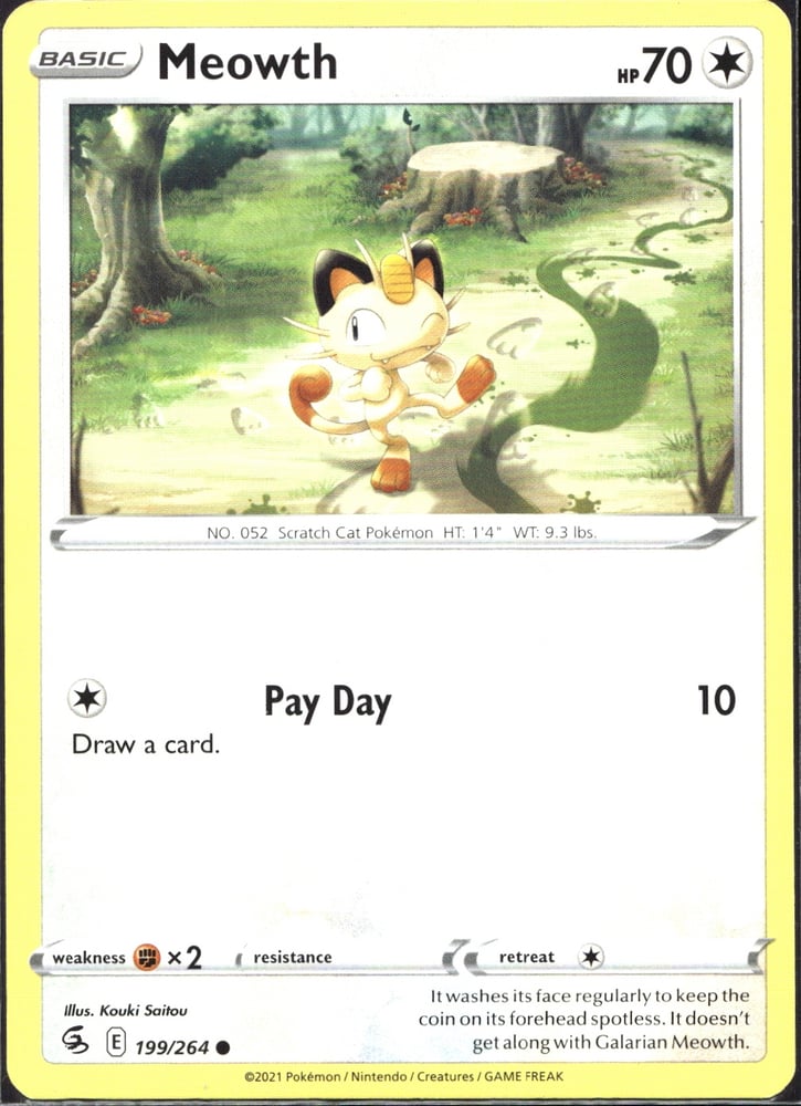 Meowth - SWSH8 199/264