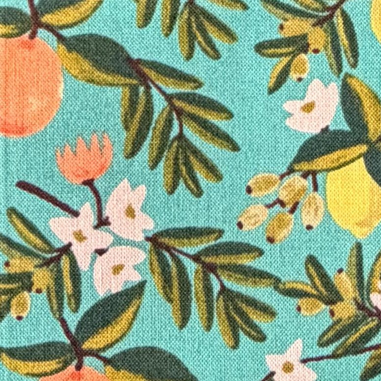 Citrus Floral Teal