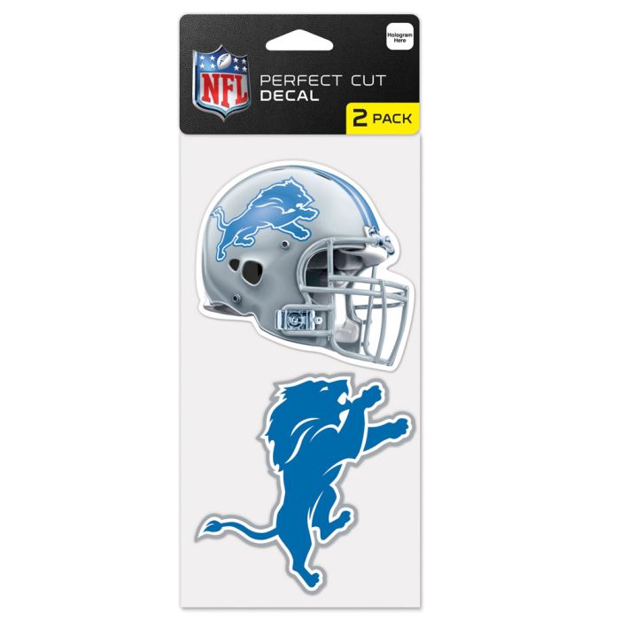 Detroit Lions Perfect Cut Decals 2 pack