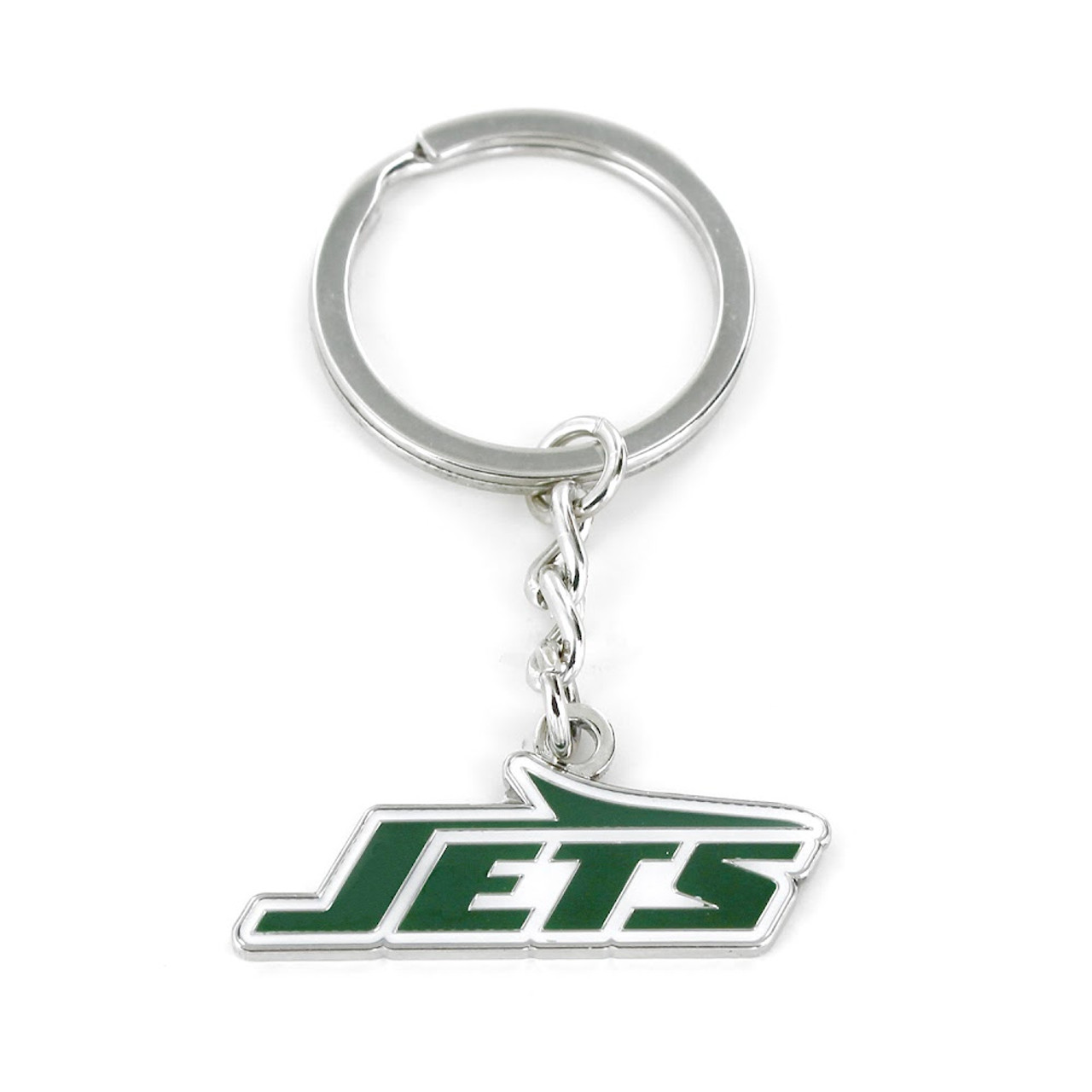New York Jets Metal Keychain