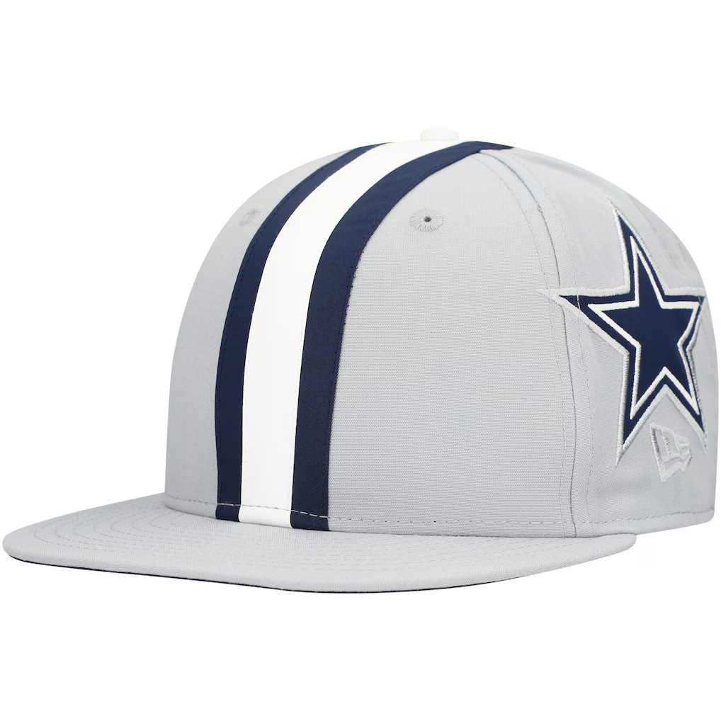 Dallas Cowboys Grey New Era 9FIFTY Helmet Snapback Hat