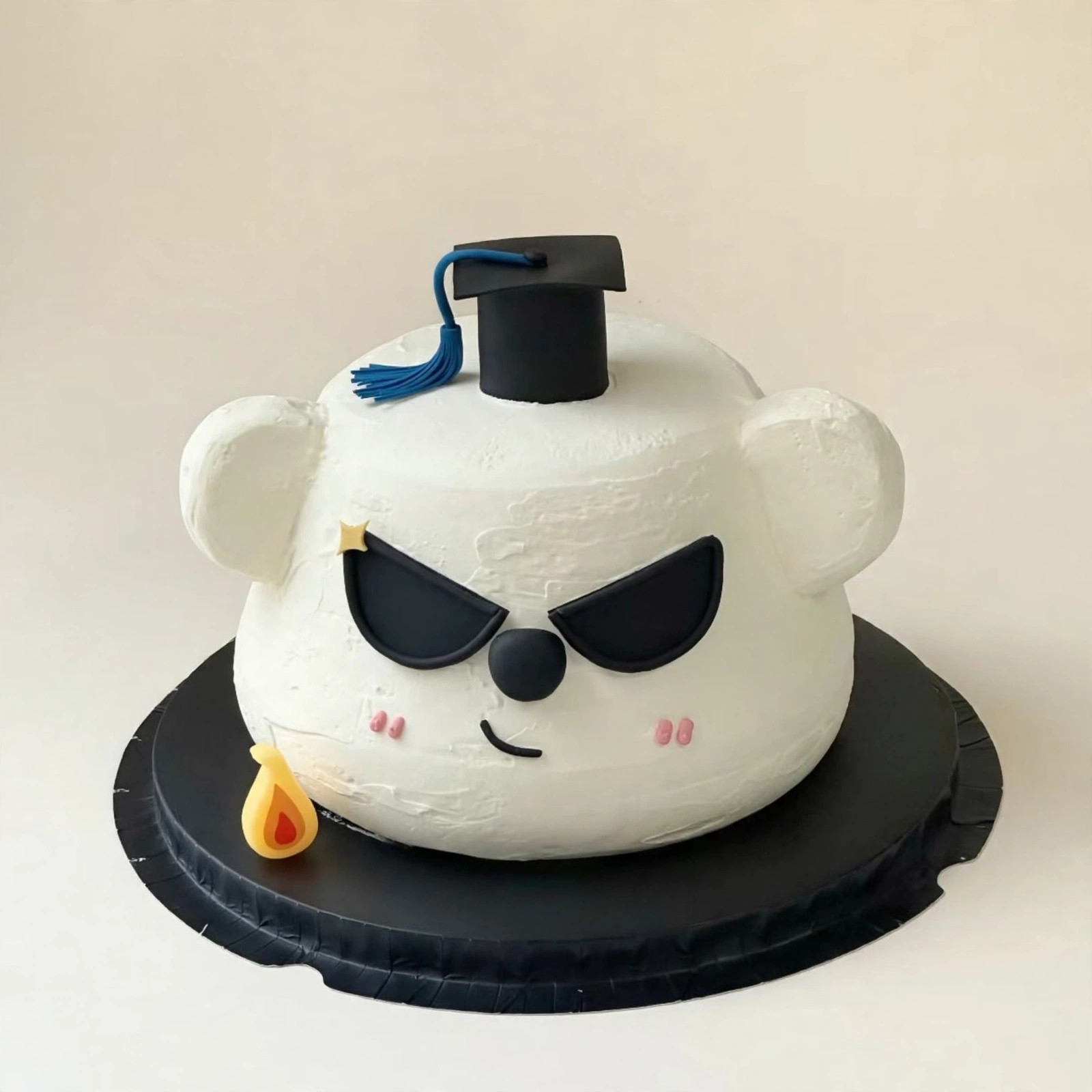 Cool Shades Bear Grad Cake — HoneyMe Bakery, Bellevue