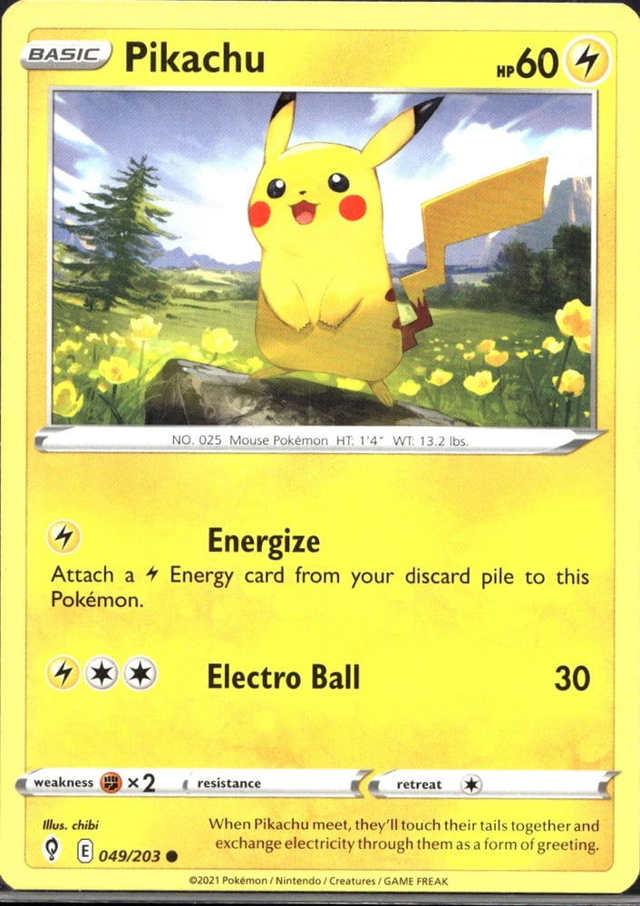 Pikachu - SWSH7 49/203