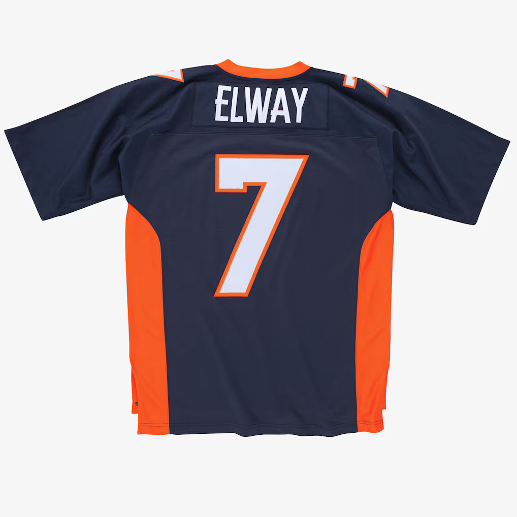 Denver Broncos 1998 Terrell Davis #30 Navy Mitchell and Ness Jersey