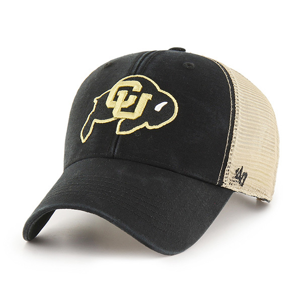 Colorado Buffaloes Black/Tan '47Brand Flagship MVP Snapback Hat