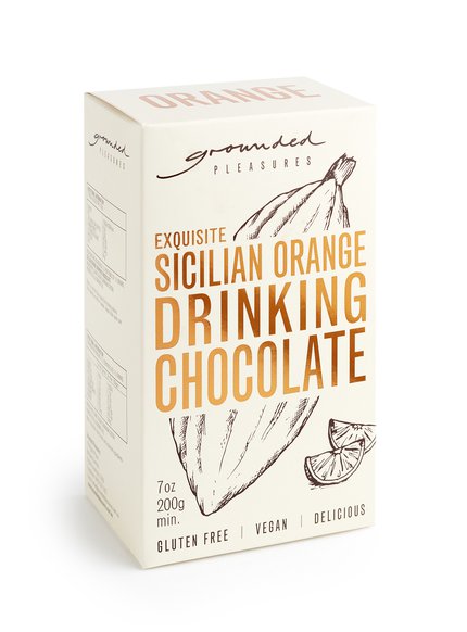 Grounded Pleasures Fine Drinking Chocolate – Pink Salt Caramel