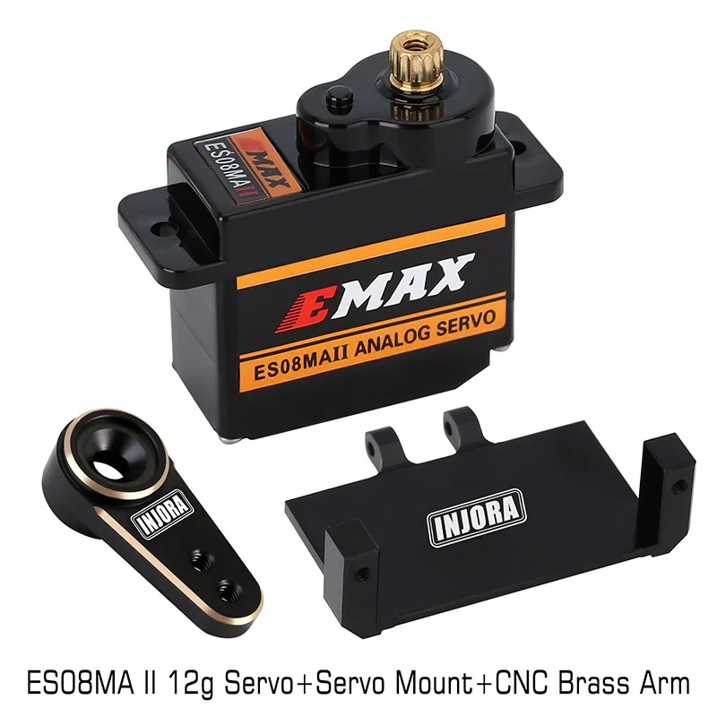 Emax ES08MA II 12g Servo W/ Mount & Arm SCX24