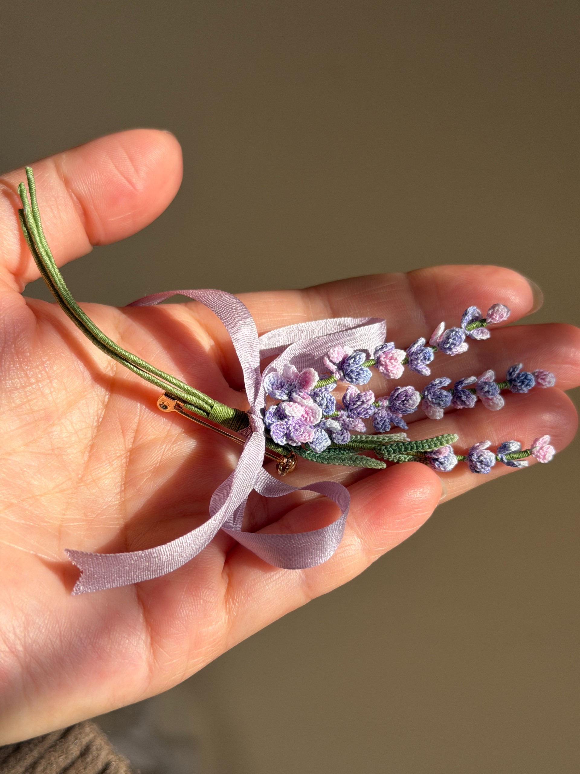 Lavender Brooch