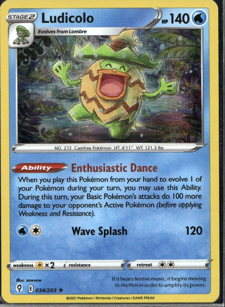 Ludicolo - SWSH7 34/203
