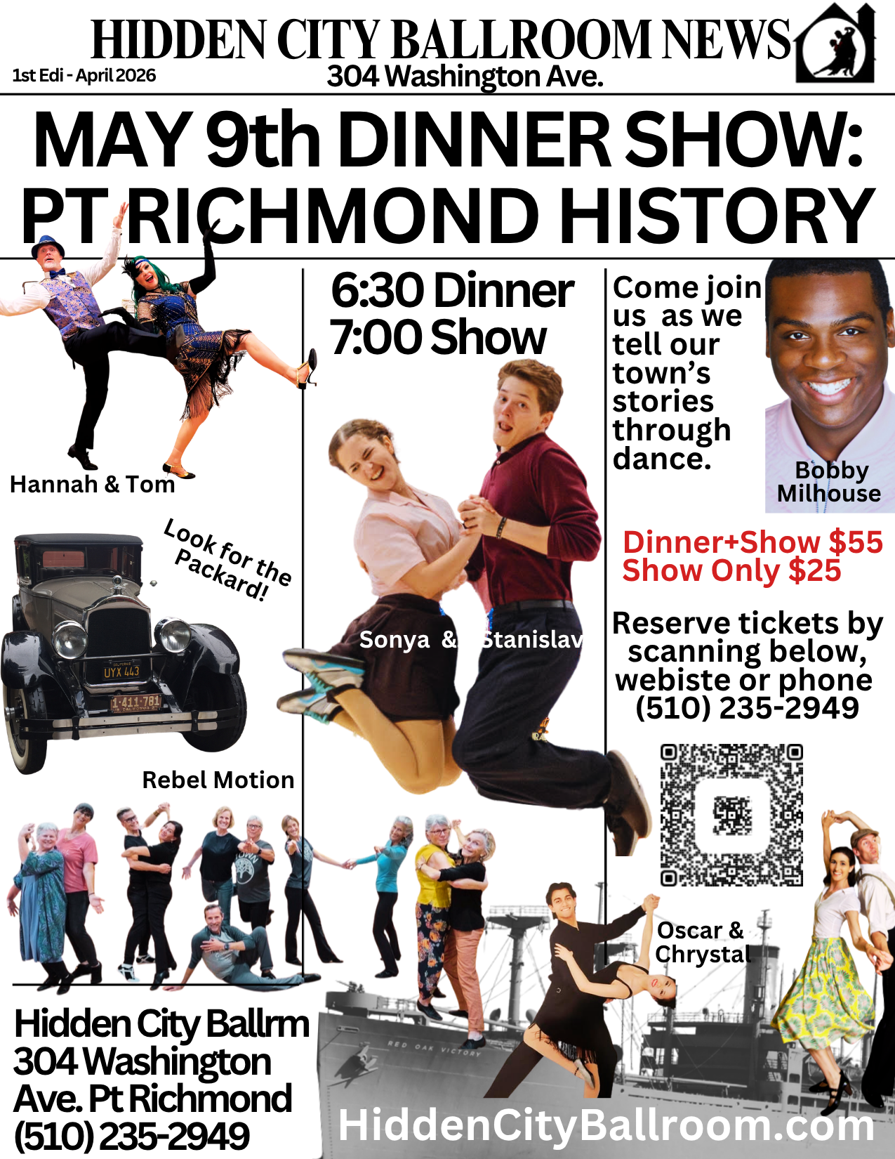HISTORY OF POINT RICHMOND DINNER SHOW